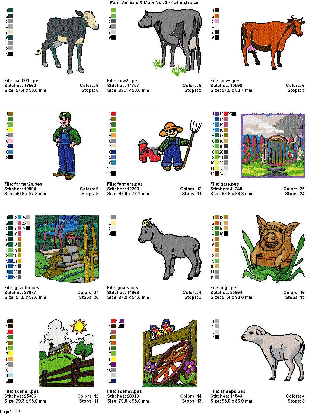 animal chart